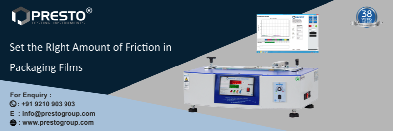 Set the Right Amount of Friction in Packaging films